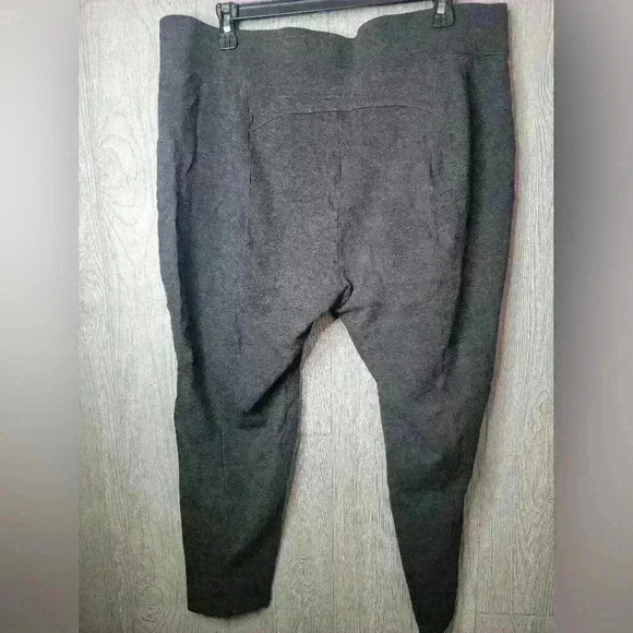 Ann Klein sport Heathered  grey stretchy pants, thicker than leggings size 2x. - Picture 4 of 5
